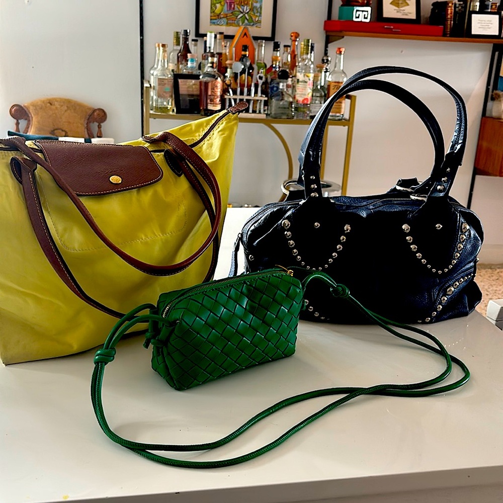 Longchamp, B Makowsky and Green Fab crossbody